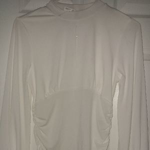 White keyhole discovery blouse